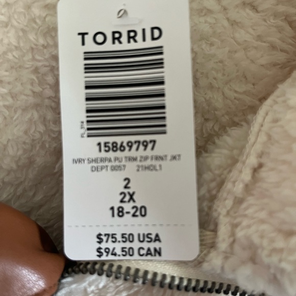 NWT torrid size 2 super soft zip front kimono - Picture 2 of 3